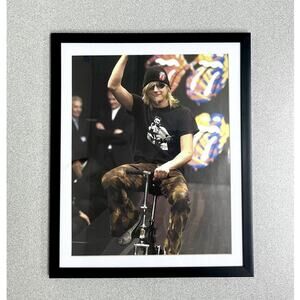 Chrome Hearts man on bike Framed poster 9x11